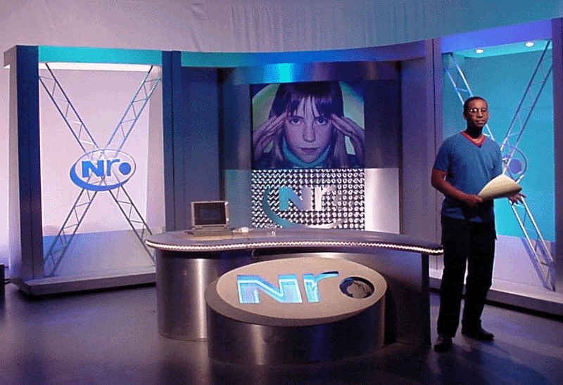 Zoe (Ella) appearing on Newsround