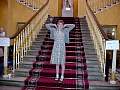 Zoe on the Stairs in the Directors Club Pall Mall