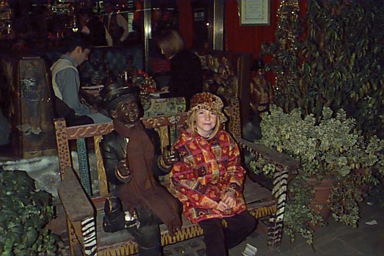 Zoe sat in London....